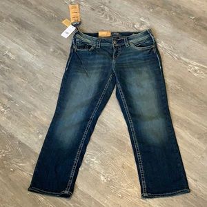 Silver aiko Mid capri size W30 / L22 for women’s